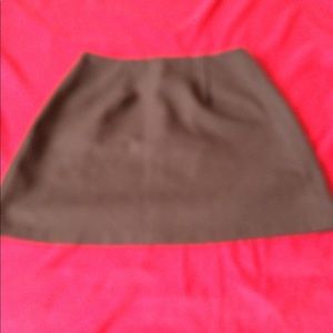 Brown mini skirt